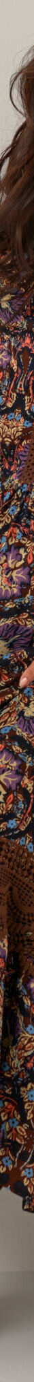 Robe longue imprimée (chocolat / taupe) Robe longue imprimée (chocolat / taupe)